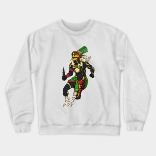 Aztec god of the night - Tezcatlipoca Crewneck Sweatshirt